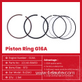 12140-60A50 Diesel Engine Piston Ring Set SUZUKI G16A